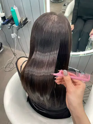 ロング 大宮🤍髪質改善 韓国ヘア🪽なるのヘアスタイル