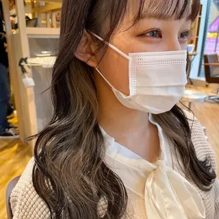 ロング カラー 杉村 未来のヘアスタイル