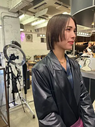 ショート NOUN所属・eri kinjoのヘアスタイル