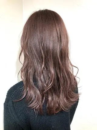 セミロング カラー 浦山 和之のヘアスタイル