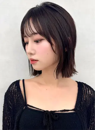 ショート 艶カラー/カット モデル募集中/あやかのヘアスタイル