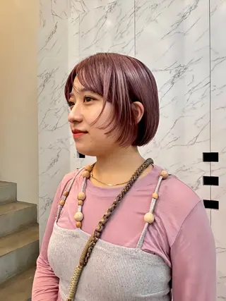 ショート miu /透明感カラーのヘアスタイル