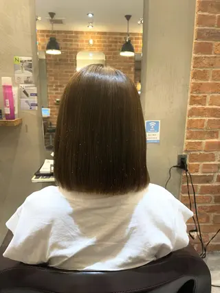 ミディアム 佐藤/本物志向の 髪質改善サロンのヘアスタイル
