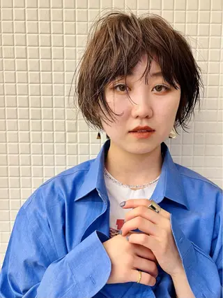 ショート 加藤 瑠彩のヘアスタイル