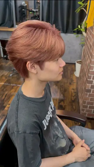 ショート カラー メンズ LiG所属・🔥【メンズ特化】江 坂／モデル／レオ🔥のヘアスタイル