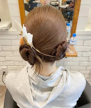 ヘアアレンジ 🌟アレンジが似合う カラー🌟Rumiのヘアスタイル