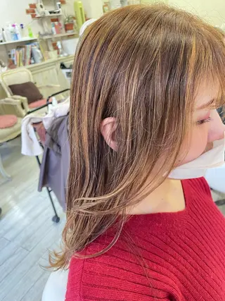 カラー 岡山駅西口美容院 HONOKAのヘアスタイル