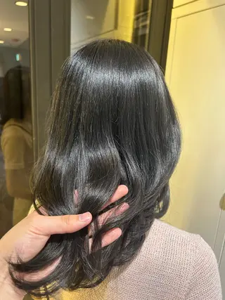 ミディアム カラー 千葉 ほのかのヘアスタイル