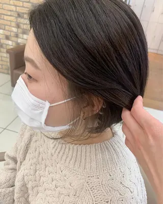 ショート カラー ママ美容師まつげ 🤍まき🤍のマツエク・マツパデザイン