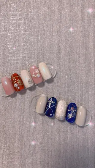 カラー ネイル ecru エクリュのネイルデザイン