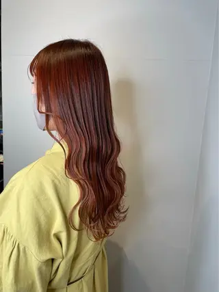 ロング カラー Ameri 新宿所属・𓆩︎🩸個性カラー SAKÜRA𓆪⋆˚のヘアスタイル