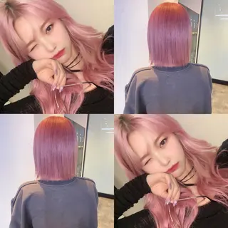 セミロング 韓国ヘア特化 💟 ララア 💟のヘアスタイル