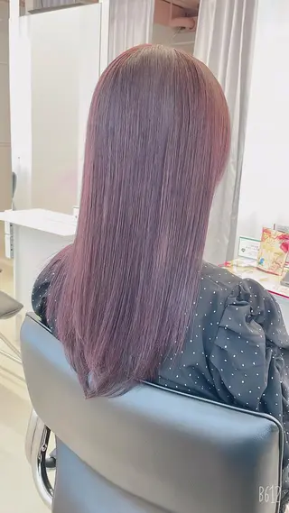 ロング カラー リベルテ所属・♦️髪質改善韓国レイ ヤー♦️副店長のヘアスタイル