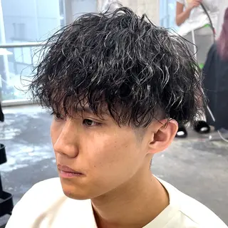 パーマ メンズ 似合わせパーマ/ 艶髪矯正/文哉のヘアスタイル