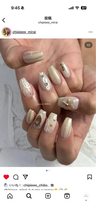 ネイル Chipieee Tokyoのネイルデザイン
