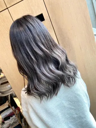 セミロング カラー 🌈艶カラー× メンズパーマ永埜🌈のヘアスタイル