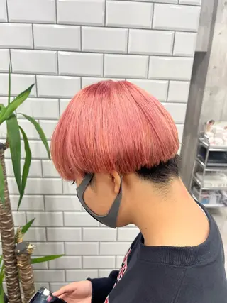 ショート カラー メンズ newi赤羽 HINATAのヘアスタイル
