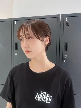 ショート ベージュカラー/ 新潟/万代/なお🎀のヘアスタイル