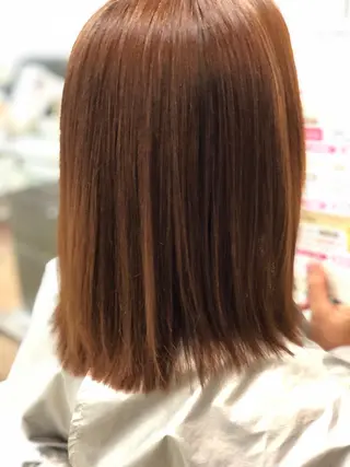 ミディアム 斎藤 みくのヘアスタイル