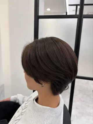ショート カラー 北川 萌乃果のヘアスタイル