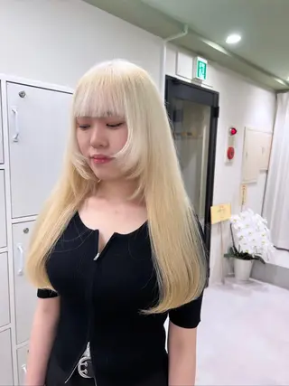 ロング ORIKA所属・HONO/韓国 🇰🇷大阪エクステのヘアスタイル