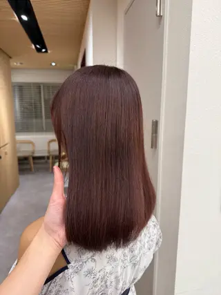 カラー 菅沢三奈/さいたま市 縮毛矯正/韓国ヘアのヘアスタイル