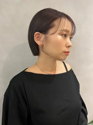 ショート 🌼タッセルボブ/シ ョートmoeka🌼のヘアスタイル