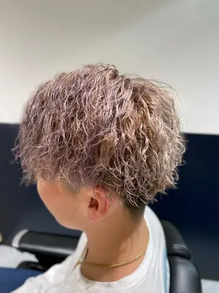 ショート パーマ メンズ 銀座メンズカット/ 銀座メンズパーマ/のヘアスタイル