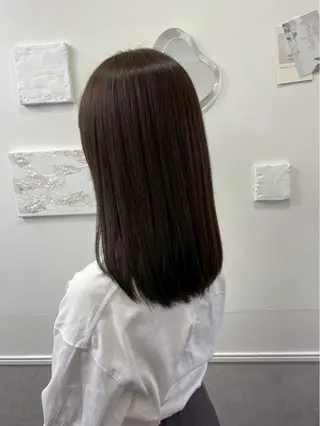 セミロング soigne 表参道【ソワネ】所属・艶髪🩰透明感カラー 🫧あやみのヘアスタイル