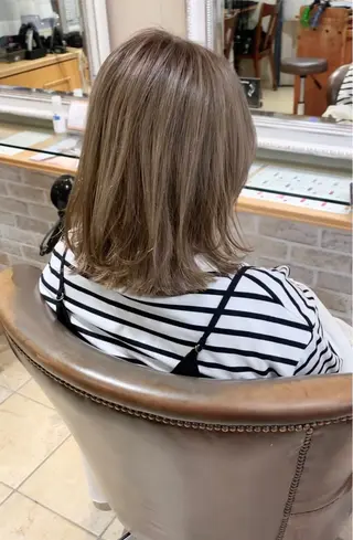 ミディアム カラー パーマ ヘアアレンジ メンズ キッズ ネイル マツエク・マツパ アイブロウ 🦕ウルフカット 🦕ａｋｉｈｏのヘアスタイル