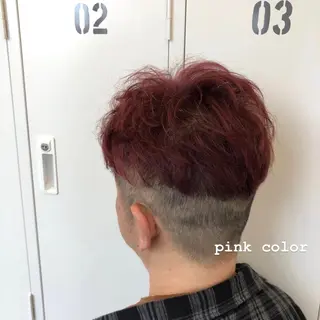 ショート カラー メンズ Zina 梅田店 レイヤー/Miyuのヘアスタイル