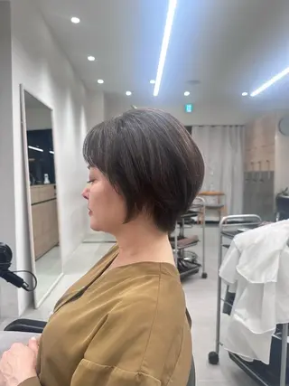 ショート あいこ/レイヤー カット🌷蔵前のヘアスタイル