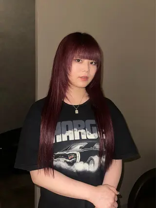 ロング カラー OPShair所属・sion ✰デザインカラーのヘアスタイル