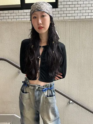 ロング ヘアアレンジ 飯塚 沙衣のヘアスタイル