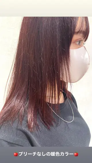 セミロング カラー/レイヤー/ 髪質改善/PAAQのヘアスタイル