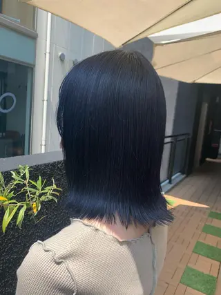 ミディアム カラー ヘアアレンジ kei/透明感カラー /ベージュ/髪質改善のヘアスタイル