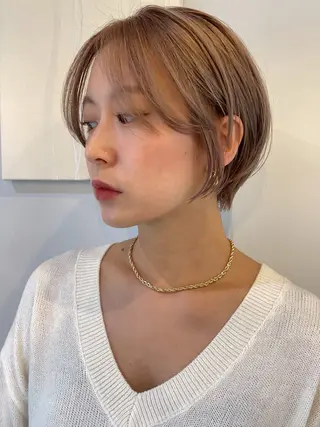 ショート little×kuruku銀座2号店所属・ナカウチ タクのヘアスタイル