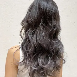 ロング カラー 天野 開のヘアスタイル