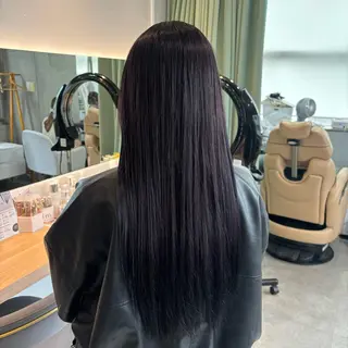 ロング カラー りあの🎀 /暖色カラー🍒のヘアスタイル