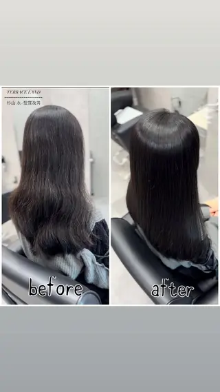 ロング TERRACE LAND所属・杉山永 船橋✖️髪質改善🫧のヘアスタイル