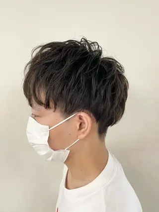 ショート パーマ メンズ FLAGS YAMATOのヘアスタイル