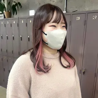 ロング カラー 韓国ヘア /男女❄️ 細江 美紅のヘアスタイル