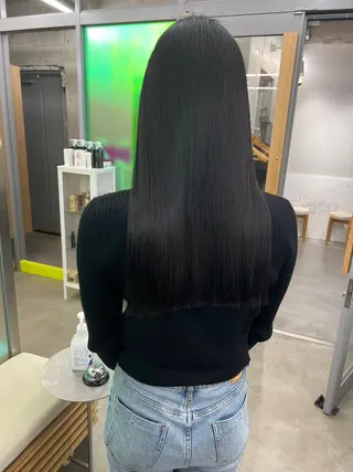 ロング ヘアアレンジ パーマ カラー ヘアケア特化型サロン newi 梅田のヘアスタイル