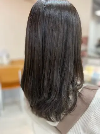 ロング カラー 菊地 美憂のヘアスタイル