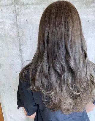 セミロング カラー ヘアアレンジ ❤️カラー得意 🧡松浦睦樹❤️のヘアスタイル