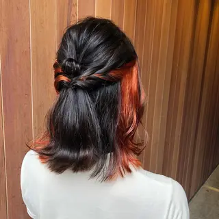 カラー 【寺田町】ソリハシ アキラのヘアスタイル