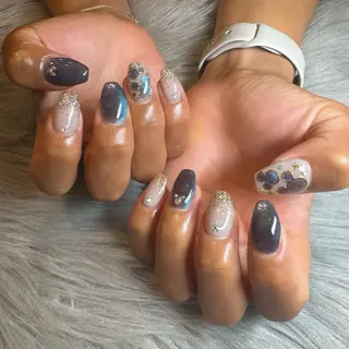 ネイル EARTH守谷店所属・🩶EARTH守谷店 YURA🦋のネイルデザイン