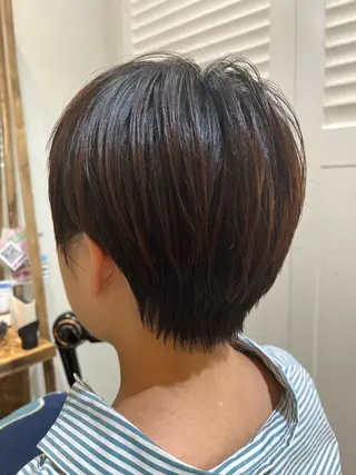 ショート カラー パーマ 香取 康平のヘアスタイル
