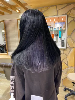 ロング カラー kawabe maikoのヘアスタイル