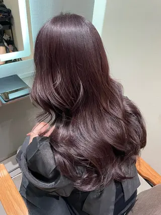 セミロング 韓国カラー🇰🇷/ 巻き髪/MAAYAのヘアスタイル
